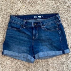 denim shorts